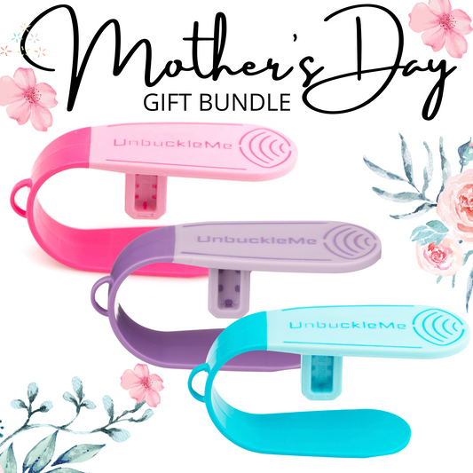 UnbuckleMe Mother's Day Gift Bundle - As Seen on Shark Tank, Car Seat Buckle Release Tool - Set of 3, Perfect for Holiday Gifting