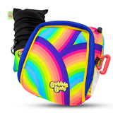 BubbleBum Inflatable Car Booster Seat - Travel Booster Seat - Rainbow Style