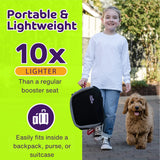 BubbleBum Inflatable Car Booster Seat - Travel Booster Seat - Black Style