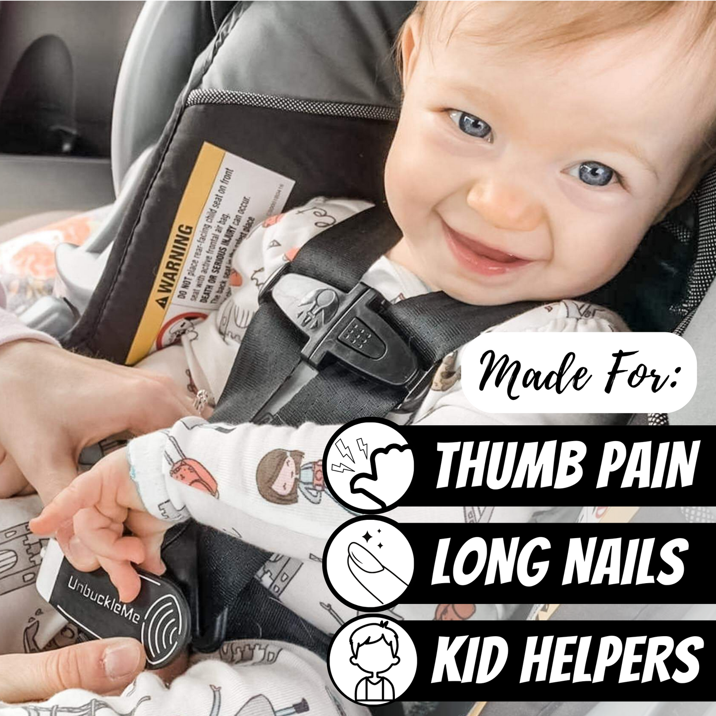 UnbuckleMe Car Seat Buckle Release Tool - Double Packs