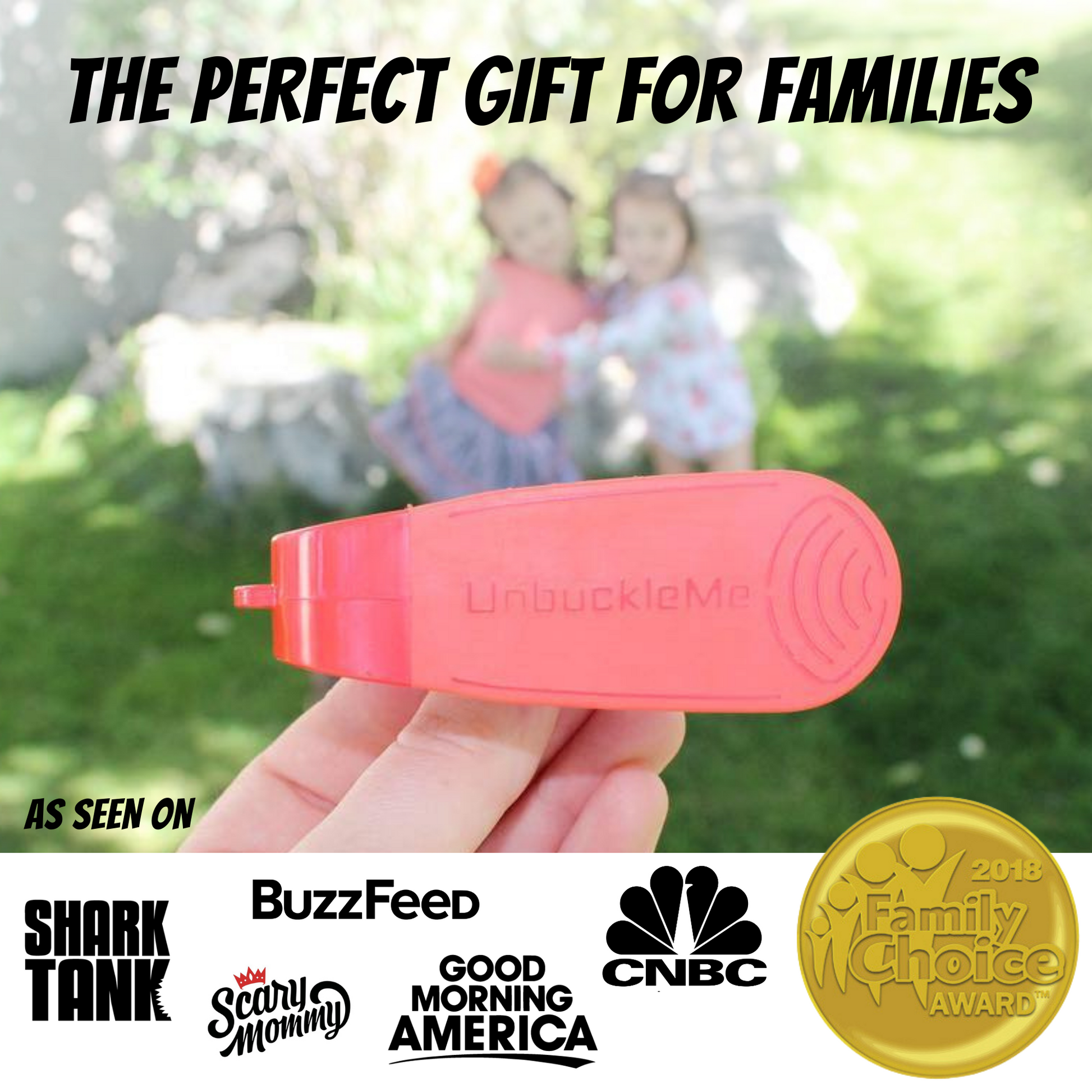 UnbuckleMe Black White Car Seat Buckle Release Tool