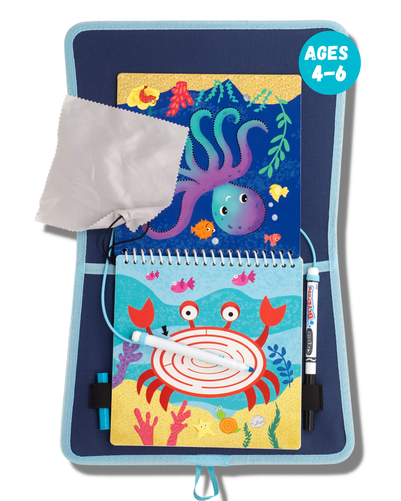 Totebook Kids Dry Erase Travel Activity Book