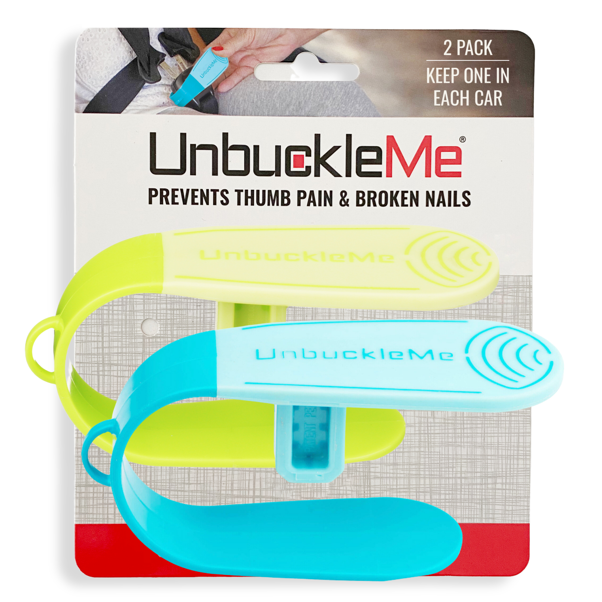 UnbuckleMe Car Seat Buckle Release Tool - Double Packs