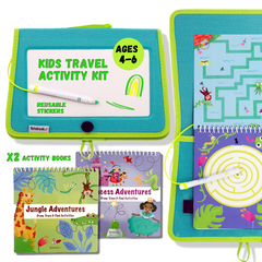 Totebook Kids Dry Erase Activity Kit - Set of 2 Books