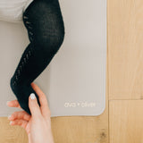 Vegan Leather Changing Mat | Grey