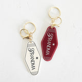 Grandma Retro Motel Keychain