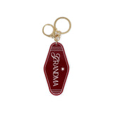 Grandma Retro Motel Keychain