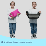 BubbleBum Inflatable Car Booster Seat - Travel Booster Seat - Pink Style