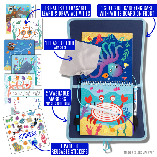 Totebook Kids Dry Erase Activity Kit