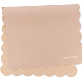 Vegan Leather Changing Mat | Pink Sand Scallop