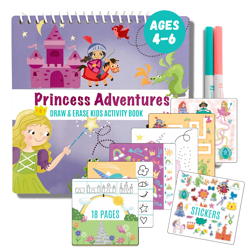 Totebook Kids Dry Erase Travel Activity Book