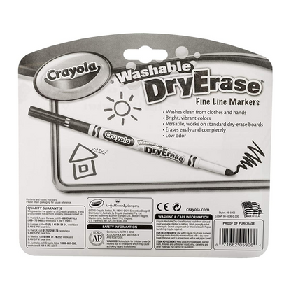 Crayola Washable Dry-Erase Markers (12 pack)