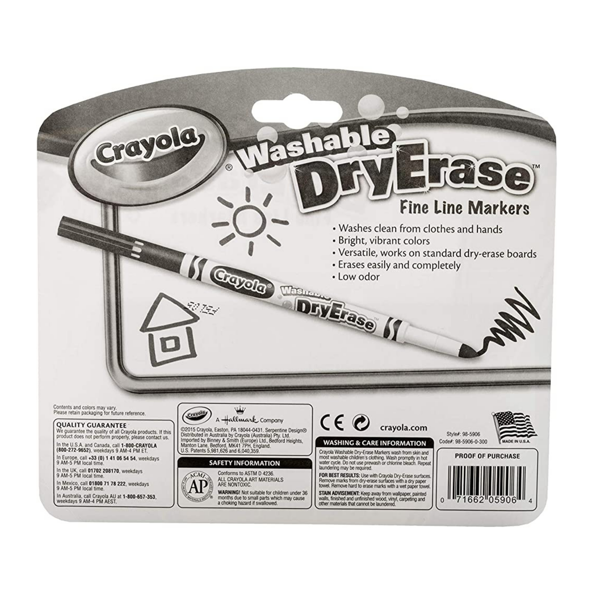 Crayola washable best sale dry erase markers