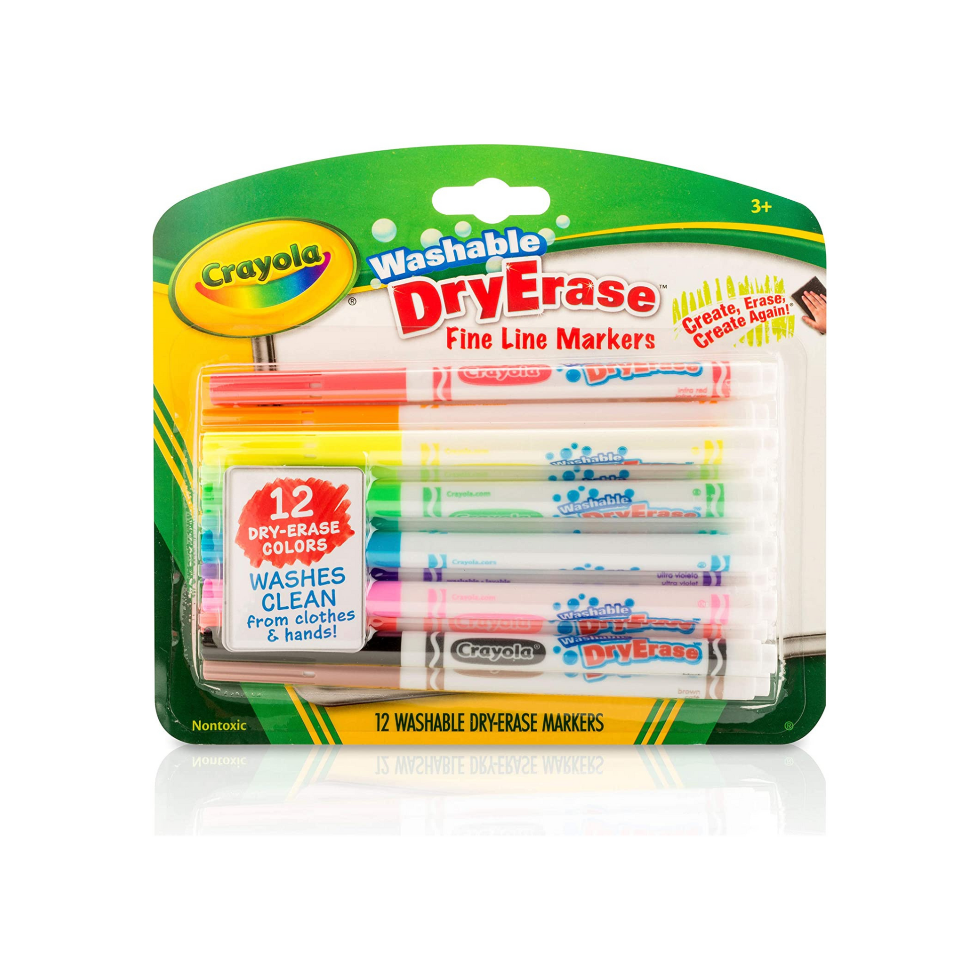 Crayola Fine Line Washable Markers 12pc (case of 24)