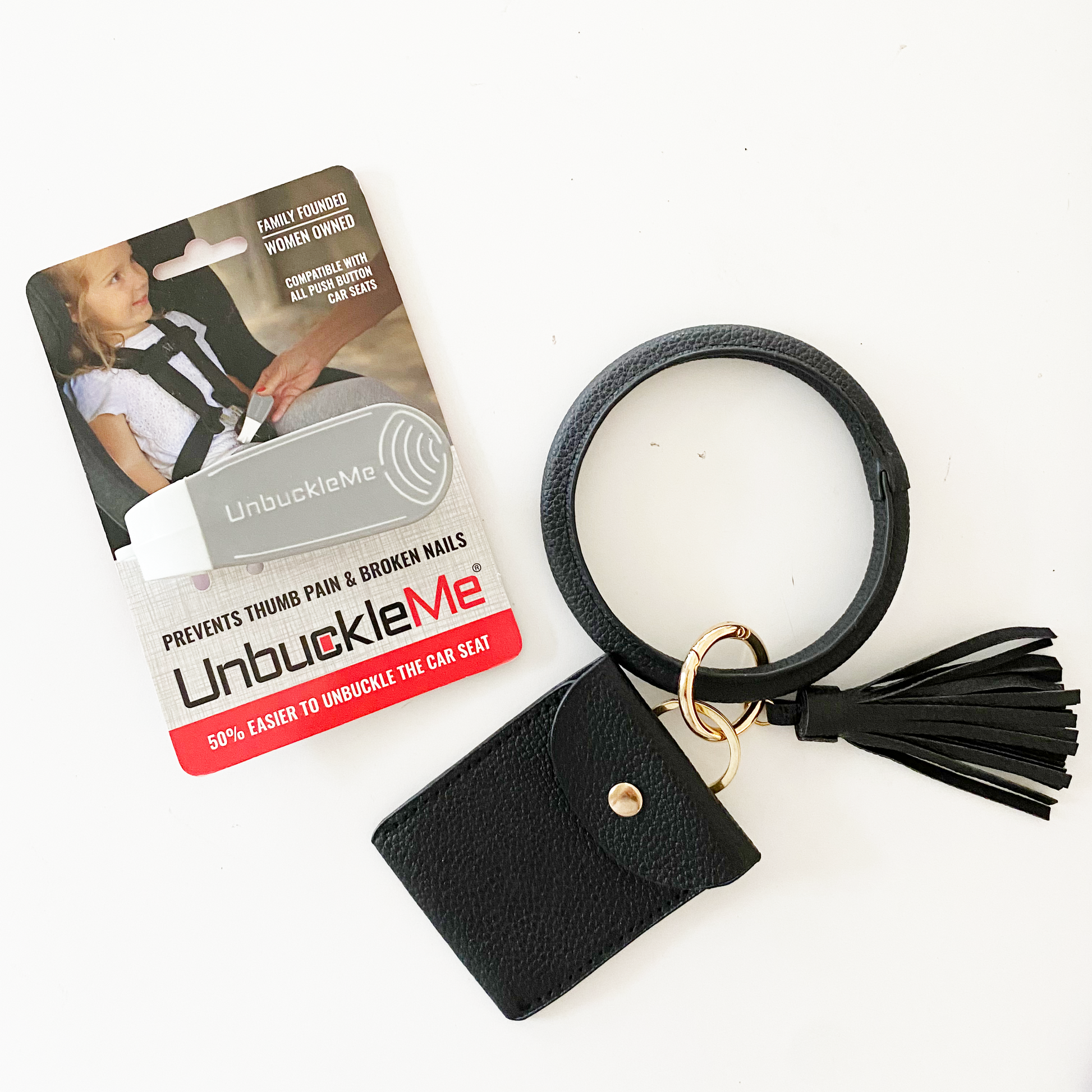 UnbuckleMe Car Seat Tool + Keychain Bundle – UnbuckleMe®