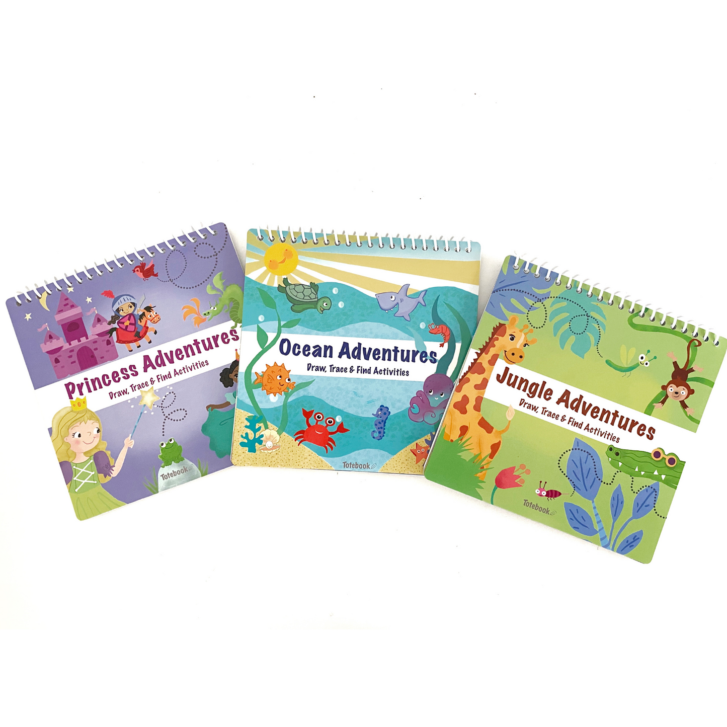 Small 7" Dry Erase Activity Book (incl. 2 Washable Markers & Reusable Stickers)