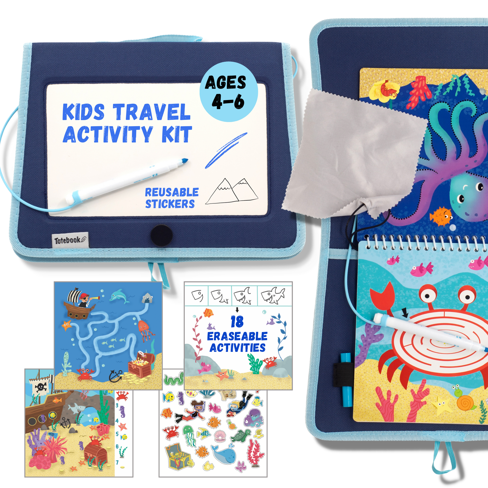 Mini Spiral DIY Art Kits for Kids - Pack of 8 
